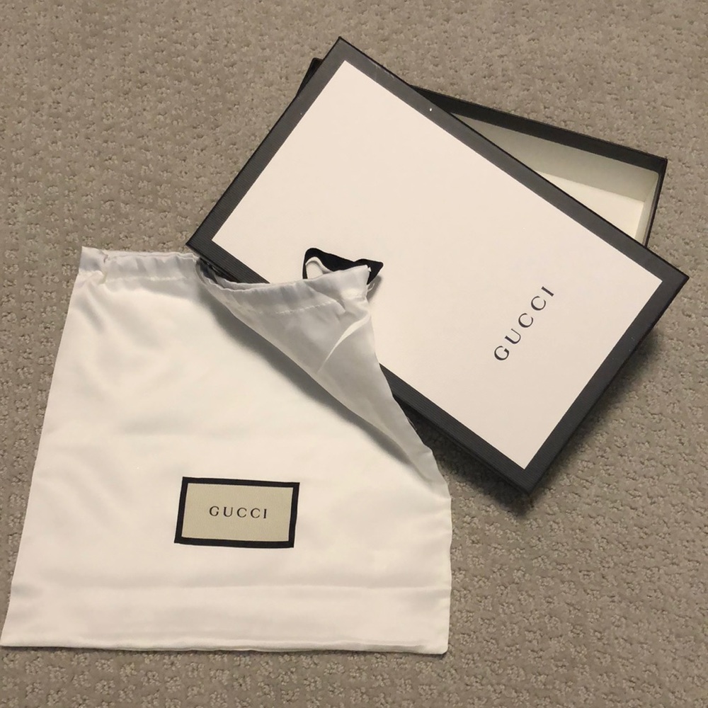 Gucci box and soft bag (Authentic)